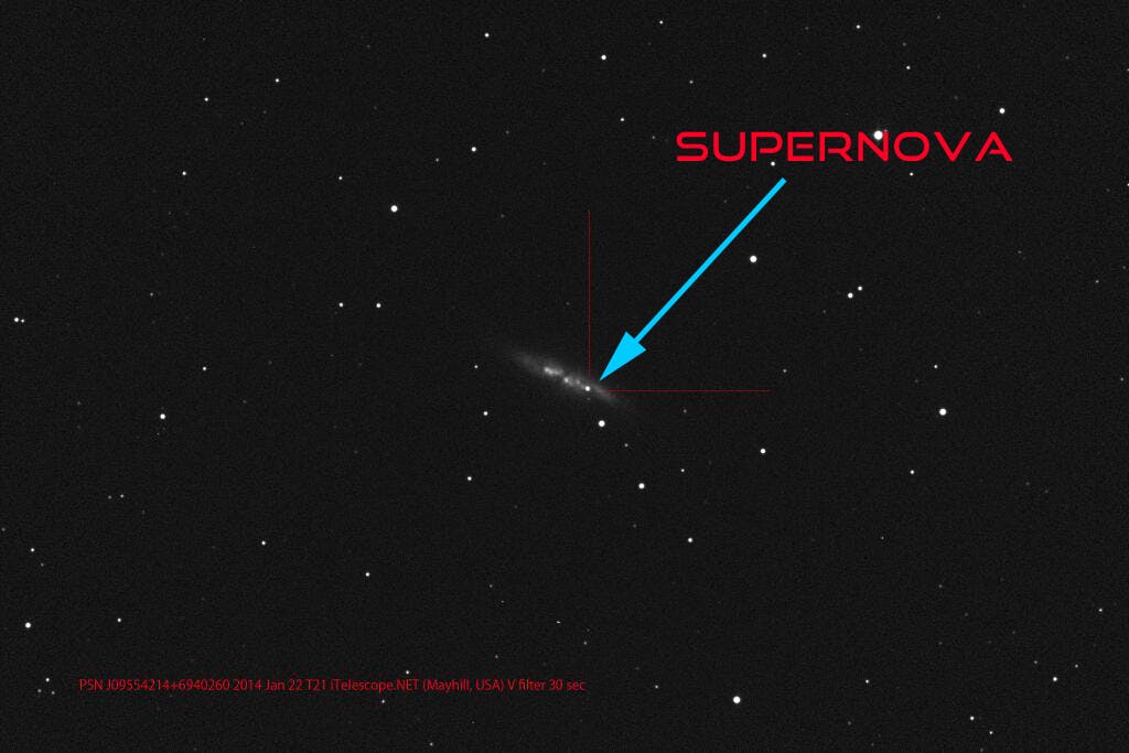 A supernova in our galactic neighbourhood